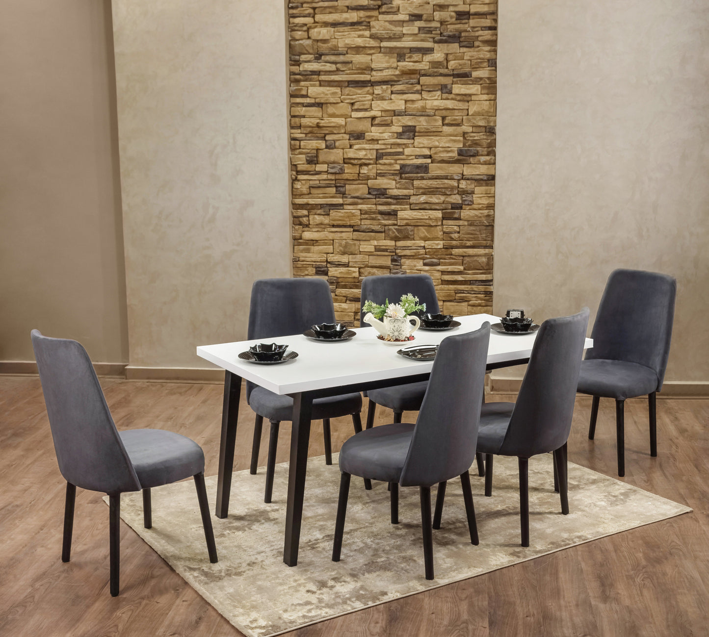 Dining Table - 160 x 80 x 76 cm | HA-DT-114