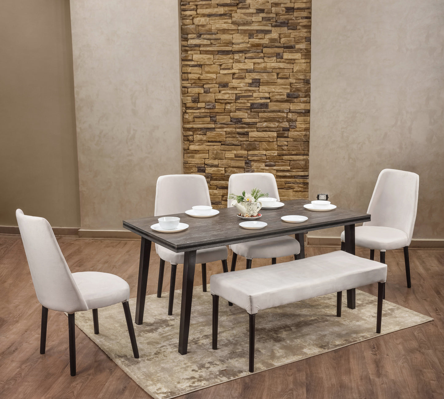 Dining Table - 160 x 80 x 76 cm | HA-DT-117