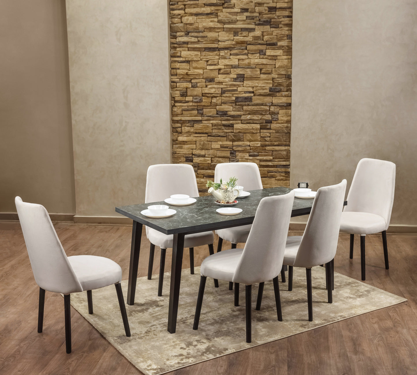Dining Table - 160 x 80 x 76 cm | HA-DT-119