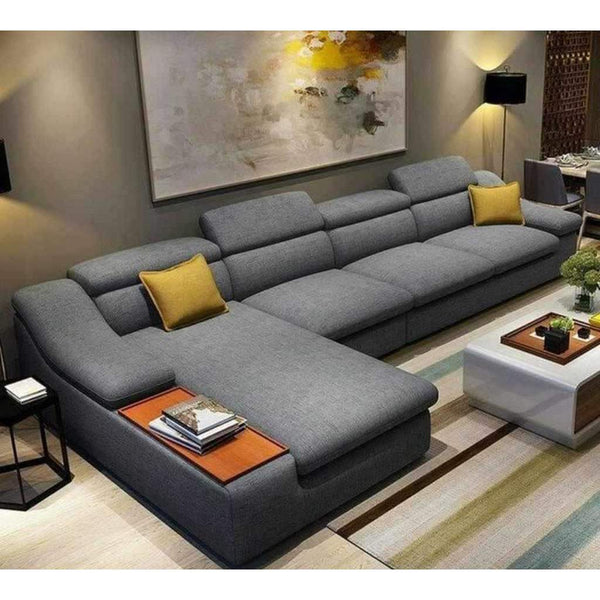 L-Shape Sofa - Beechwood - | V55-SA10