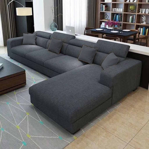 L-Shape Sofa - Beechwood - | V55-SA11