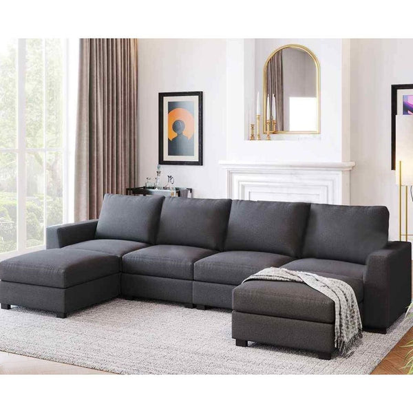 L-Shape Sofa - Beechwood - | V55-SA6