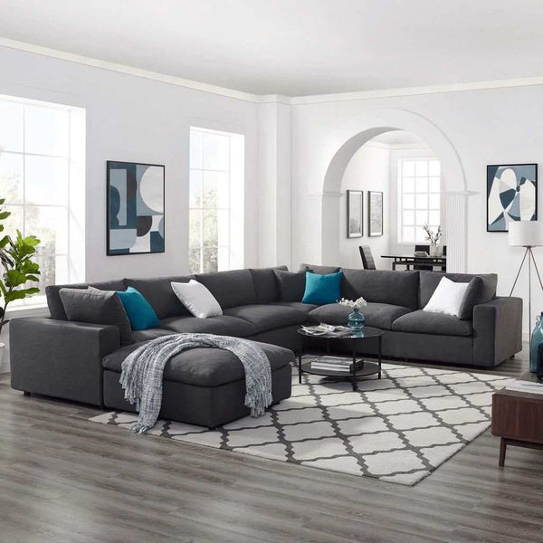 L-Shape Sofa - Beechwood - | V55-SA9