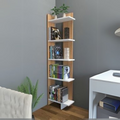Display Unit White & Wooden - 60 x 20 x 180 cm | DU2