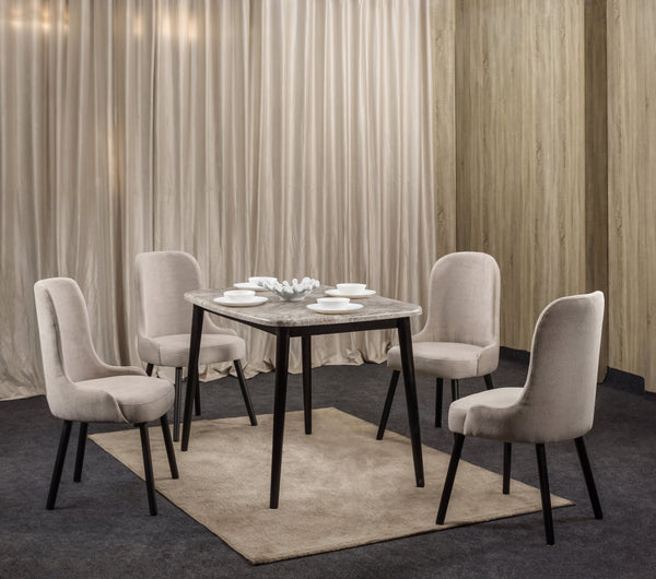 طاولة طعام - 90 × 90 × 76 سم | HA-DT-153 