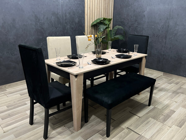 Dining Table - 160 x 80 x 76 cm | HA-DT-34
