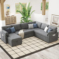 L-Shape Sofa - Beechwood - | V55-SHA240
