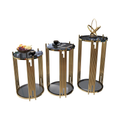 طاولات جانبية - 60/70/80 × 40 × 40 سم | V53-STG-set010 