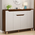 Shoe Closet White & Brown - 140 x 40 x 100 cm | SU25