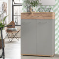 Shoe Closet Wooden & Grey - 80 x 40 x 120 cm | SU5