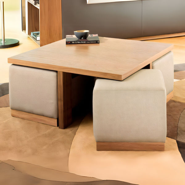 Table Unit Wooden - 80 x 80 x 40 cm | TA19