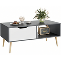 Table Unit Black & White - 100 x 50 x 40 cm | TA35