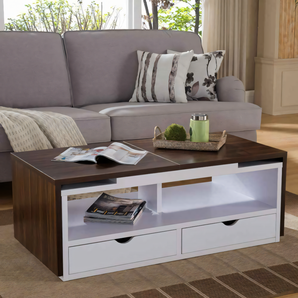 Table Unit Brown & WHite - 100 x 50 x 40 cm | TA48