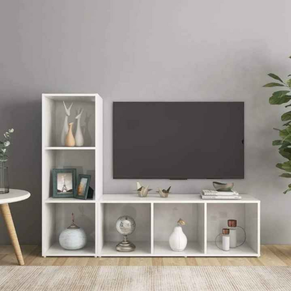 Tv Unit White - 160 x 40 x 40 cm | TV56