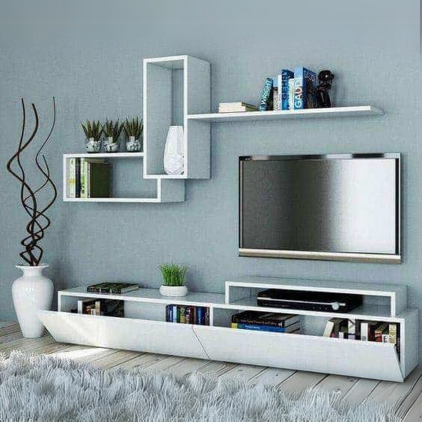 Tv Unit White - 160 x 40 x 40 cm | TV69