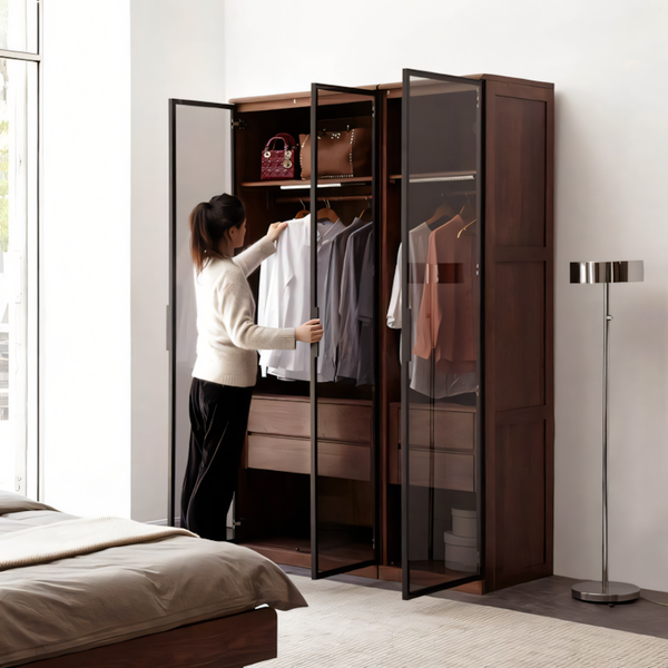 Wardrobe Brown - 140 x 50 x 220 cm | WD22