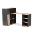 Desk Black & Wooden - 120 x 100 x 75 cm | DE36