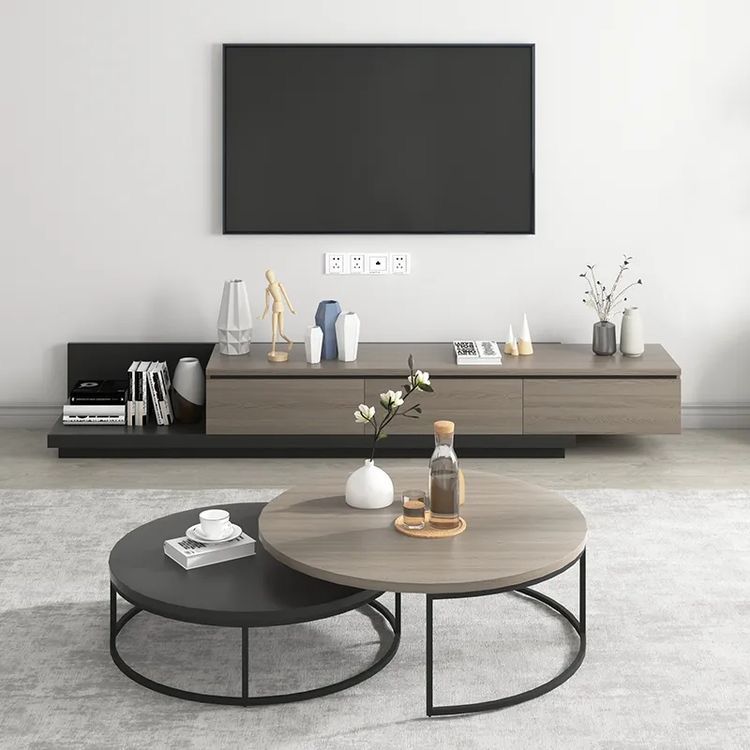 Living Room Set Black & Grey - 240 x 40 x 40 cm | SET15
