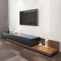 Tv Unit Black & Wooden - 240 x 40 x 40 cm | TV21