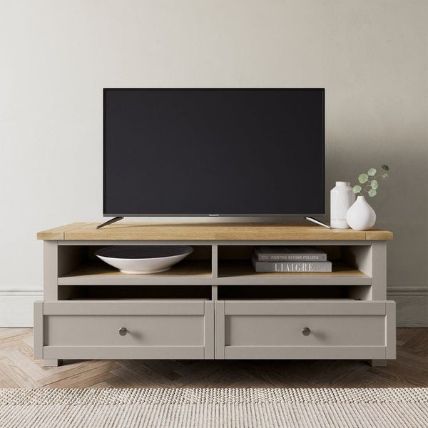 Tv Unit Wooden & Grey - 120 x 40 x 40 cm | TV84