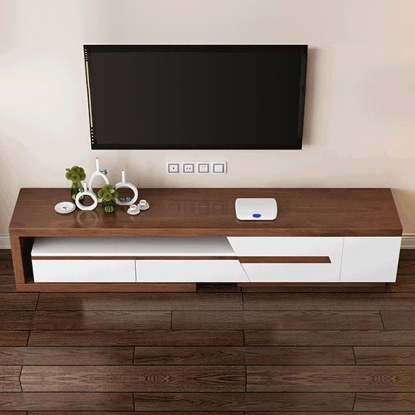 Tv Unit Brown & White - 180 x 40 x 40 cm | TV92