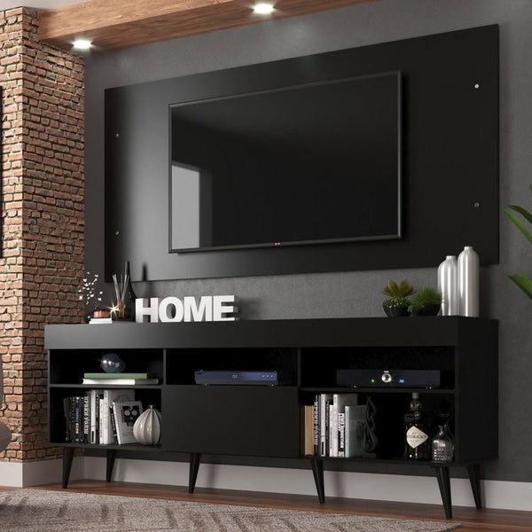 Tv Unit Black - 160 x 40 x 40 cm | TV98